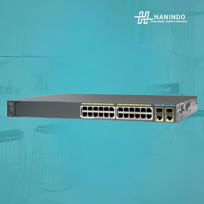 Jual Switch Hub Cisco Catalyst 2960 Poe 24 Port Type WS-C2960-24PC-L ...