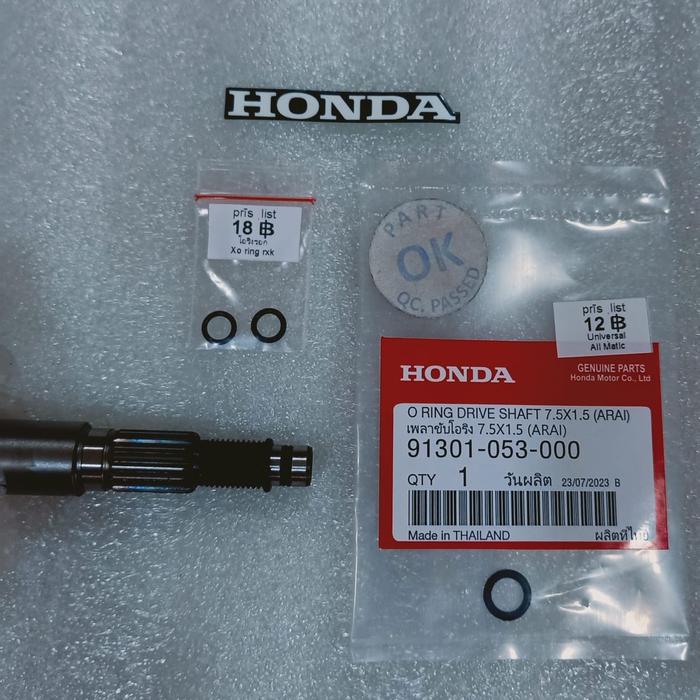 Gambar Karet Oring O-Ring Seal 7.5X1.5 as ujung Pully Puli CVT BEAT FI ori - 1 Set dari RDTV motor undefined Tokopedia