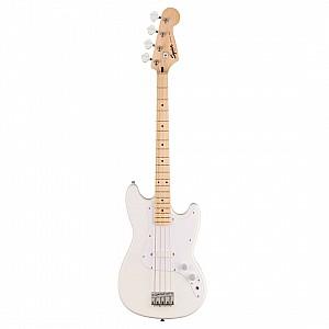 Gambar SQUIER SONIC BRONCO BASS GUITAR W WHITE PICKQUARD ARCTIC WHITE  NET G dari Net Musik undefined Tokopedia