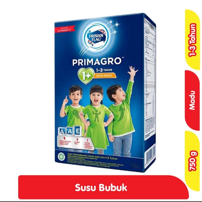 Gambar FRISIAN FLAG Primagro 1+ Susu Pertumbuhan Anak 1-3 Tahun Madu 750 g dari Yoora Storee undefined Tokopedia