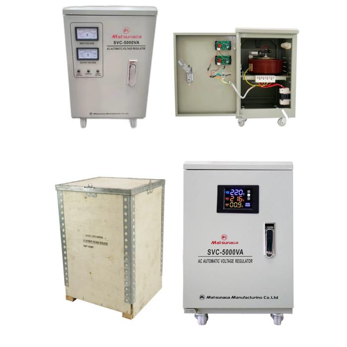 Gambar STAVOLT SVC 5000W MATSUNAGA STAVOL LISTRIK STABILIZER 5000VA STANDING - Jarum dari ItechnicalJKT undefined Tokopedia