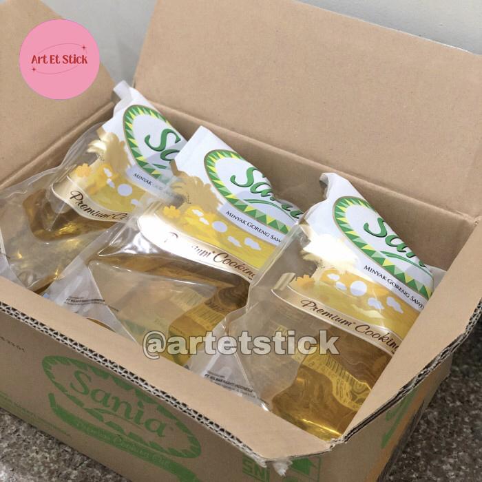 Gambar 1 Dus Minyak Goreng Sania 2 Liter Isi 6 Pouch dari ART ET STICK undefined Tokopedia