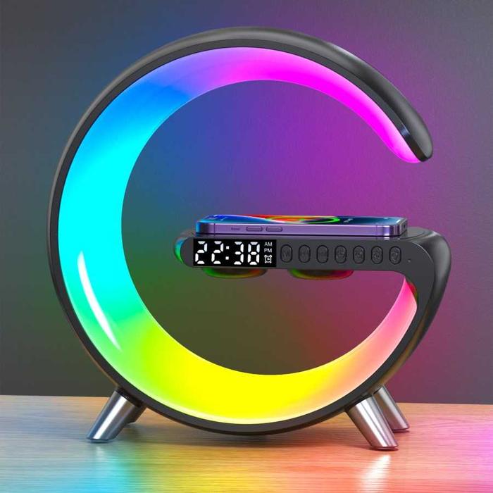 Gambar Big G Lampu Hias Meja RGB Wireless Smart Bluetooth Lamp Multicolor - Hitam dari Dhiya Online Store undefined Tokopedia