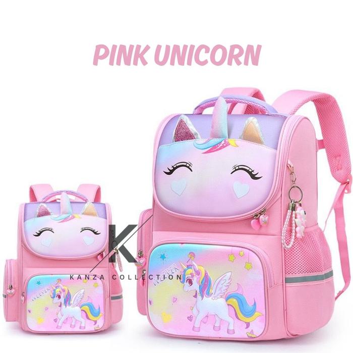 Gambar TAS ANAK SD / TAS RANSEL SEKOLAH ANAK PEREMPUAN KUALITAS PREMIUM - PINK-UNICORN dari Kansacollection_NEW undefined Tokopedia