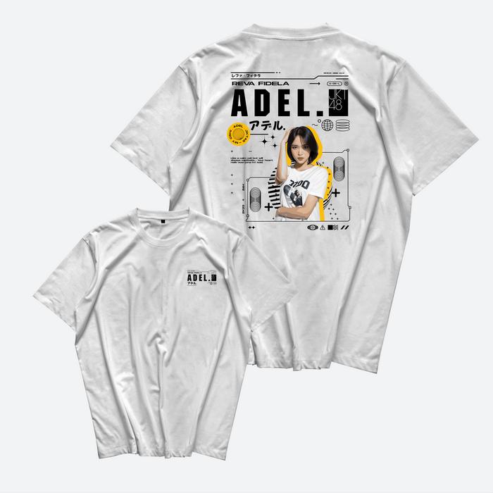 Gambar AfifShop - kaos my oshi adel jkt48 - cod - combed 24s - kaos jkt48 - Putih, XXL dari AfifShop_1 undefined Tokopedia