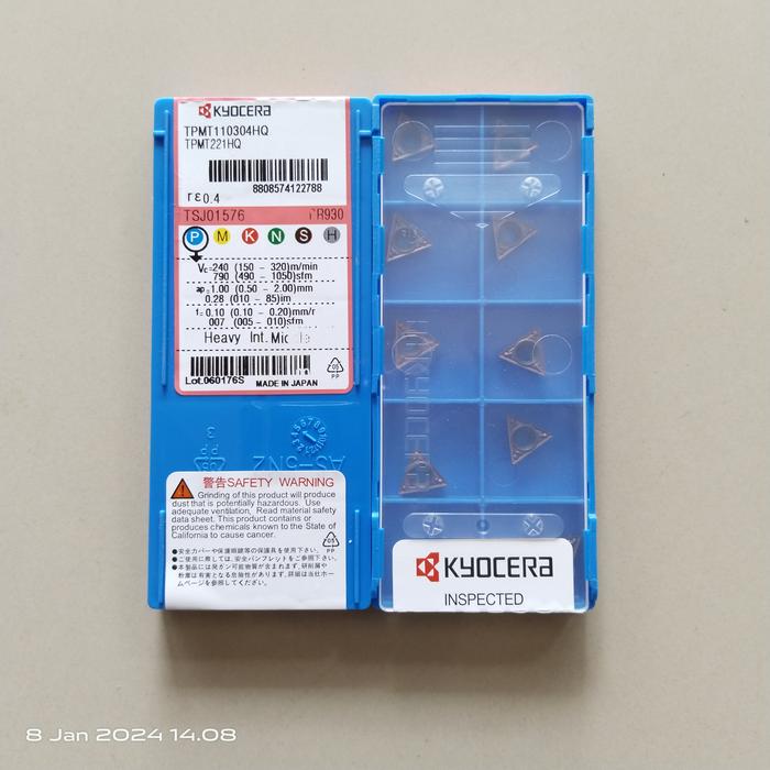 Jual TPMT110304HQ TPMT221HQ PR 930 KYOCERA INSET BUBUT - Kab
