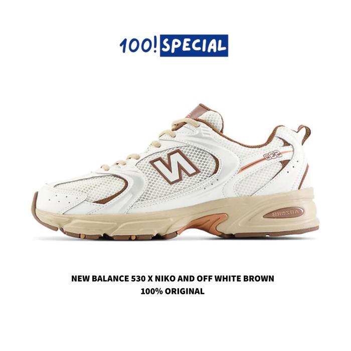 Sepatu New Balance 530 x Niko and Off White Brown 38 di 100 Special  Tokopedia