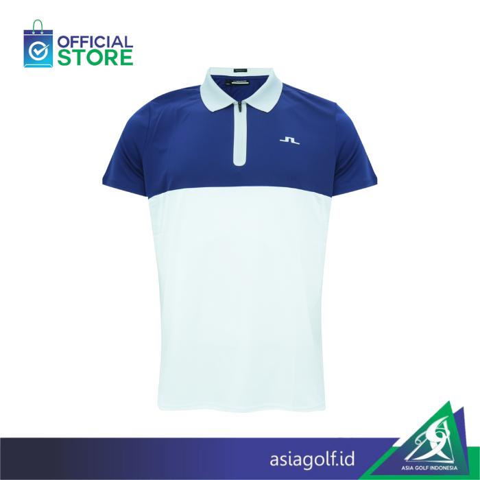 Gambar T Shirt Golf J Lindeberg Kohen Regular Fit | Golf | Kaos Golf - Blue, S dari Asia Golf Indonesia undefined Tokopedia