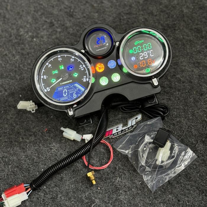 Gambar SPEEDOMETER DIGITAL V.2 NINJA R SS COVERSET IMPORT - V.1 dari bjp project undefined Tokopedia