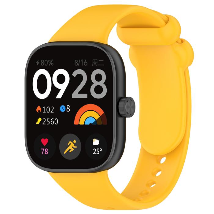 Gambar Strap Smartwatch Silikon Redmi Watch 4 Rubber Tali Jam Tangan - Kuning dari Afrianyloo88 undefined Tokopedia