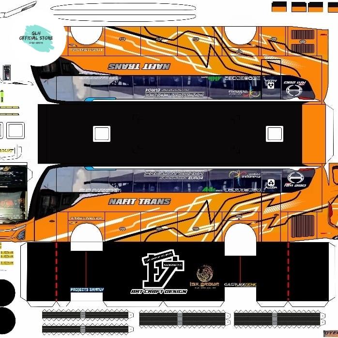 EVERTONE JB5 Normal set Jual Lembaran Pola Papercraft Bus EVERTONE JB5 Normal set Jual Lembaran Pola Papercraft Bus