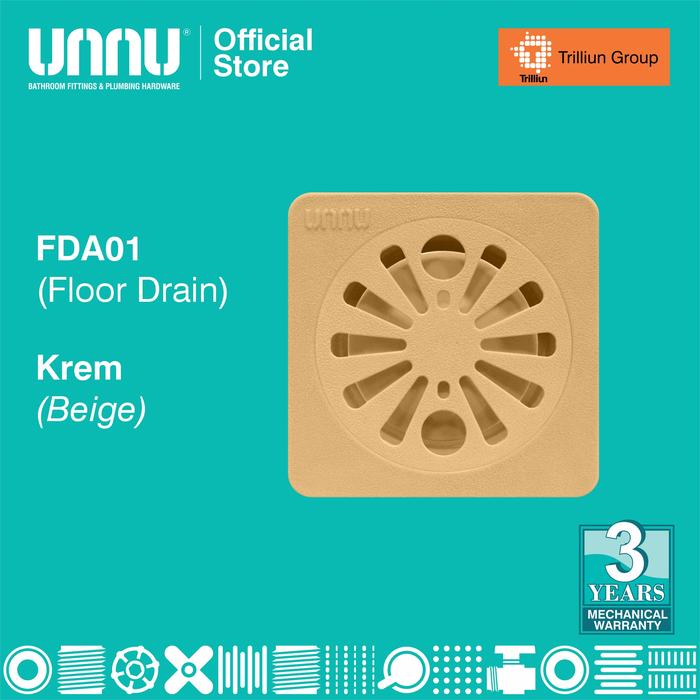 Gambar UNNU Floor Drain - FDA01 2" - Krem dari UNNU.official undefined Tokopedia