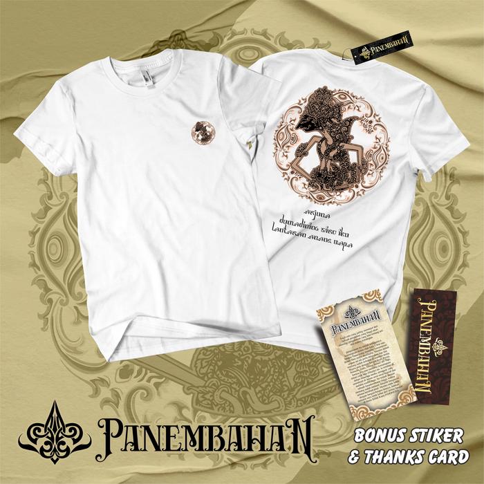 Gambar KAOS ARJUNA LENGAN PENDEK HITAM/PUTIH BY PANEMBAHAN - Putih, XL dari PanembahaN Kaos Budaya undefined 4 Tokopedia