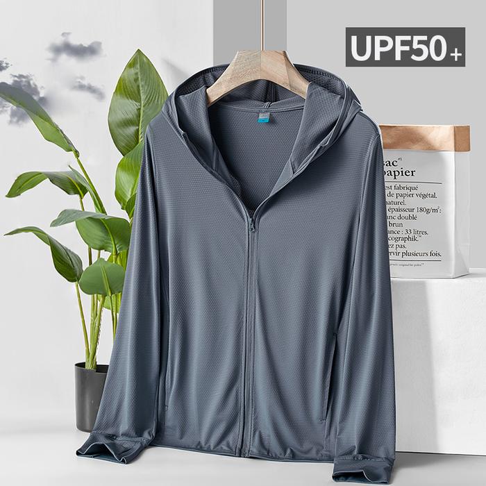 Gambar Jaket Pria Olahraga Outdoor Sun Protection Anti UV 100% Original - Dark Gray, XXL dari ORZUV OFFICIAL STORE undefined Tokopedia