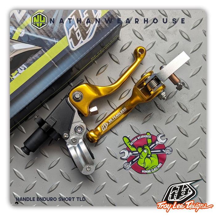 Gambar Handle Handel Rem Kopling Enduro KLX 150 Crf 150 Dtracker Wr 155 TLD - Gold dari Nathan Wearhouse_NEW undefined Tokopedia