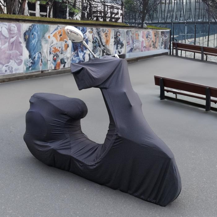 Gambar Cover Vespa Universal Premium - Hitam - Polos dari SarungMobilCom undefined Tokopedia