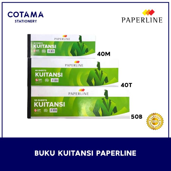 Gambar Buku Kwitansi / Kuitansi Paperline - Kecil Sedang Besar - Kecil (40M) dari Cotama Stationery undefined Tokopedia