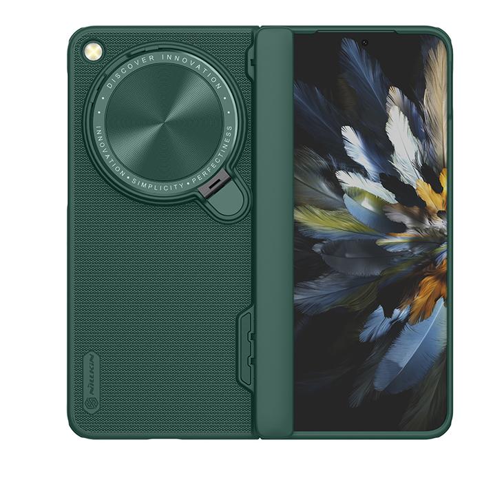 Gambar Case Oppo Find N3 5G (Fold) FROSTED PROP Flip Camera Stand Casing - Green dari Orionlycom undefined Tokopedia