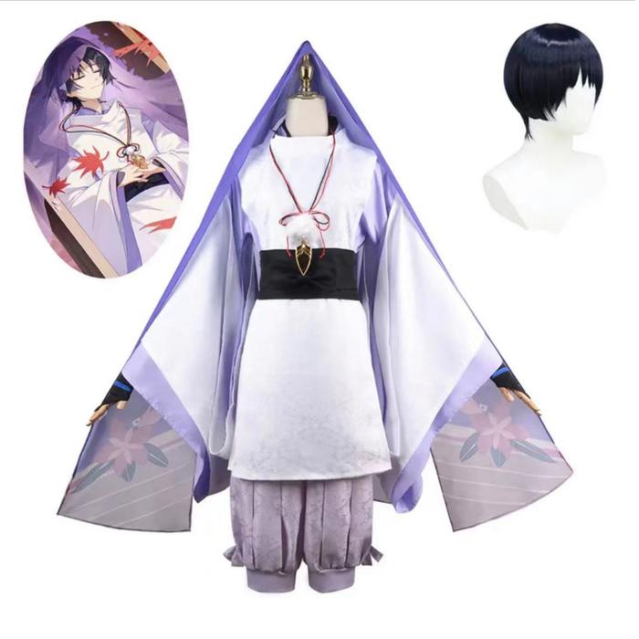 Gambar Cosplay Costume Anime Game Genshin Impact Wanderer Fantasy Scaramouche - Costume Wig, L dari Cosplay 99 Store undefined Tokopedia