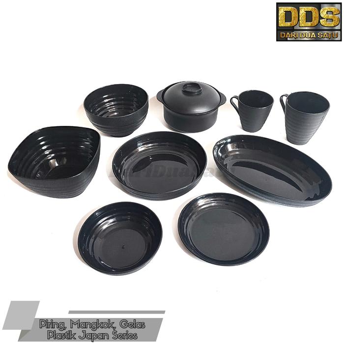 Gambar Piring Mangkok Gelas Cangkir Mangkok Tutup Plastik Japan Series - Piring Oval dari DariDuaSatu undefined Tokopedia