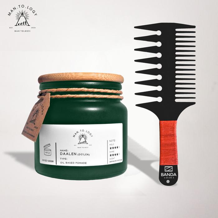 Gambar MANTOLOGY Daalen Oil Based Pomade - TANPA SISIR, 100 GRAM dari Banda Neira Store undefined 4 Tokopedia