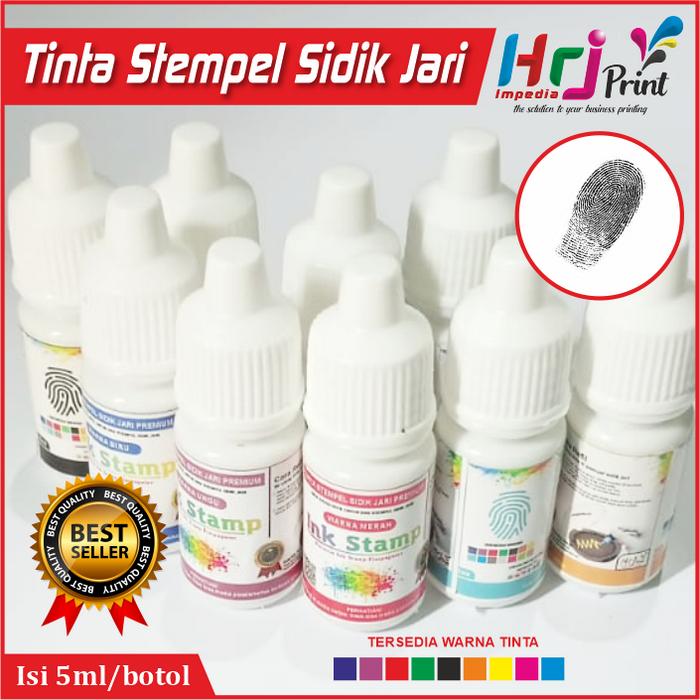 Gambar Stempel sidik jari fingerprint stamp pad | Cap Stempel Sidik Jari - Tinta Refil, Hitam dari Hrj-Impedia Print undefined Tokopedia