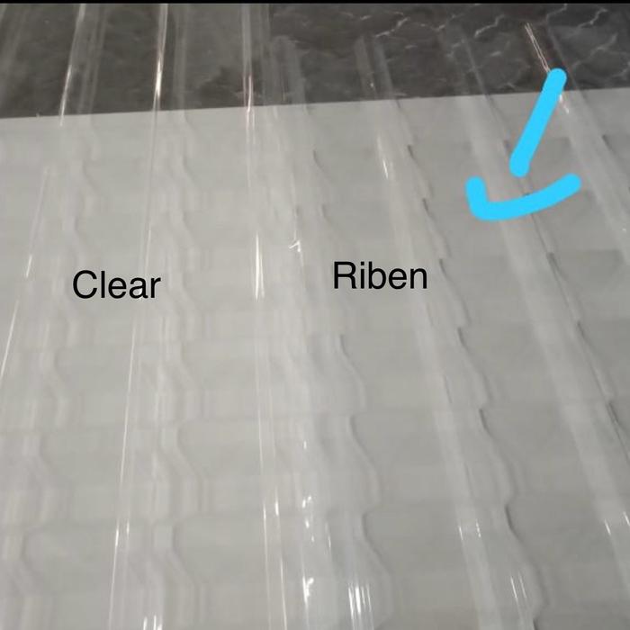 Gambar Atap Spandex Bening DrSonne XT750 Anti UV Polycarbonate - 75cm x 0.8mm x 25mm kanopi clear transparan - Clear / bening, 75 x 200cm dari Aneka Bangunan Surabaya undefined Tokopedia