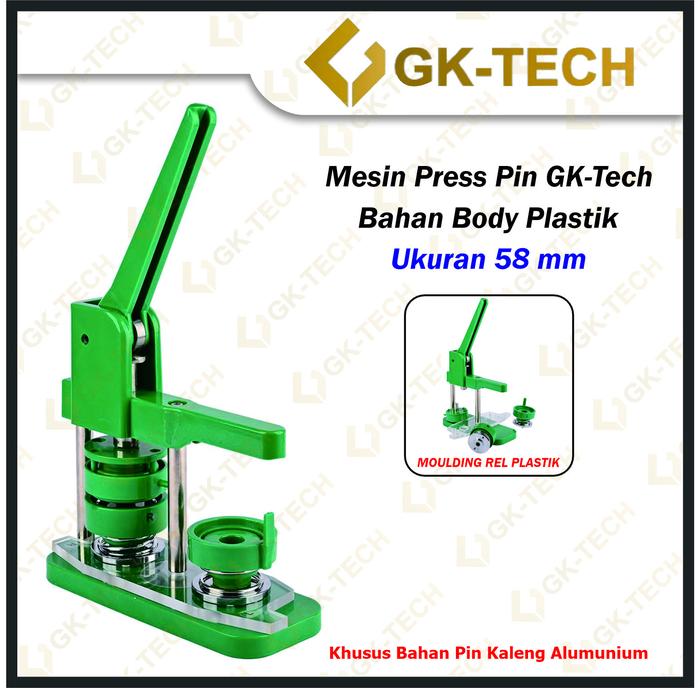 Gambar Paket Alat Press Pin Bros Peniti Gantungan Kunci 2 Moulding 44 & 58 - Msn GK-Tech 58, Surabaya dari Sun Indonesia undefined Tokopedia