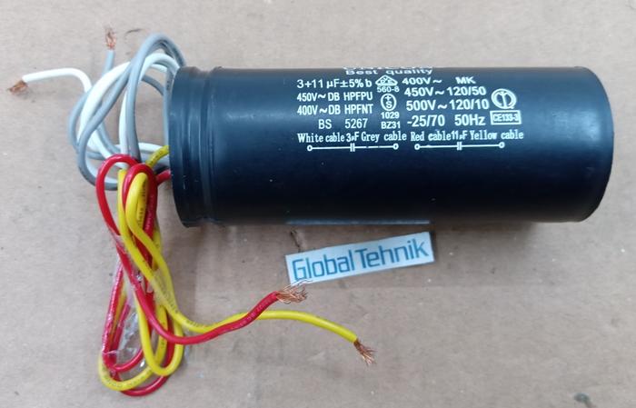 Gambar Capasitor kapasitor mesin cuci sharp 2 tabung - UTICON dari global tehnik garut undefined Tokopedia