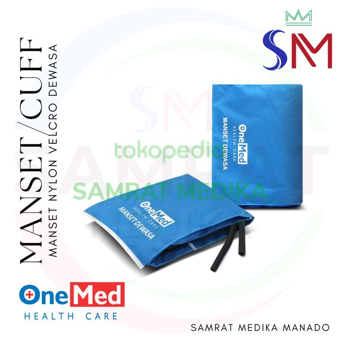 Gambar Manset Dewasa Velcro (22-32 cm) ONEMED dari SAMRAT MEDIKA undefined Tokopedia