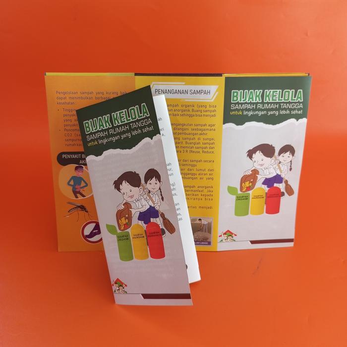 Gambar Brosur Bijak Kelola Sampah Rumah Tangga/ Brosur Kesehatan Lingkungan - 25 dari Sinergi Poster Tulungagung undefined Tokopedia