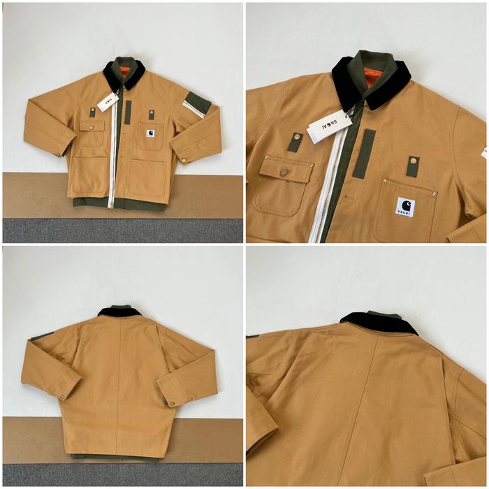 Jual Sacai x Carhartt WIP Canvas x MA-1 Jacket Michigan - Black, 0