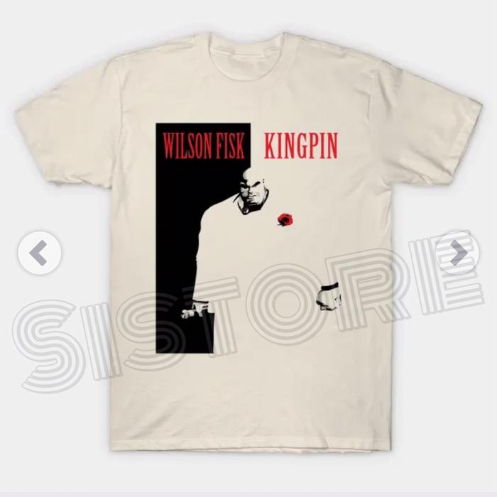 Gambar Kaos Kingpin Wilson Fisk Marvel Echo Daredevil Enemy - Cream, XXXL / 3XL dari Sistore Jkt undefined Tokopedia