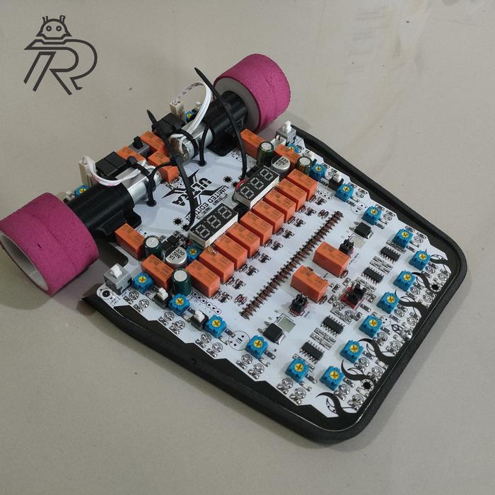 Jual Robot Line Tracer Analog R18 UltraX Motor Cina 1200rpm Kab Jual robot line tracer analog r18 ultrax motor cina 1200rpm kab