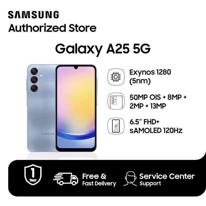 Gambar Samsung Galaxy A25 5G 8/256GB - Blue - Blue dari Union Smartphone Store undefined Tokopedia