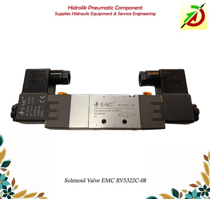 Jual Solenoid Valve EMC RV5322C-08 - Jakarta Barat - hidrolik pneumatic ...