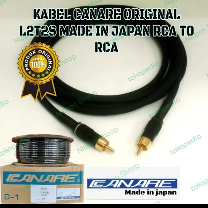 Gambar kabel canare L2T2S Original Made in Japan 10 Meter RCA To RCA dari Nippon Shoop undefined Tokopedia