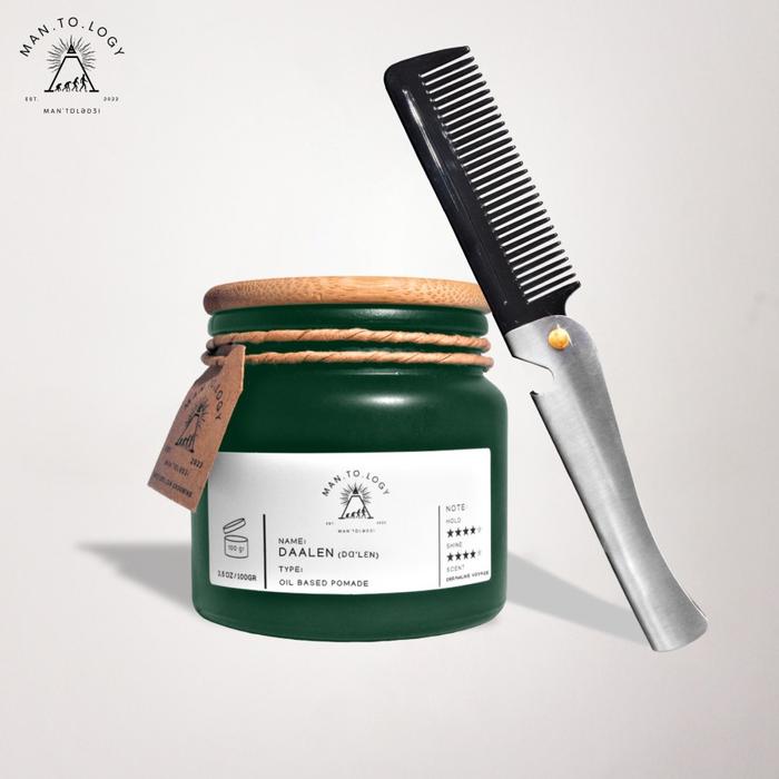 Gambar MANTOLOGY Daalen Oil Based Pomade - TANPA SISIR, 100 GRAM dari Banda Neira Store undefined 5 Tokopedia