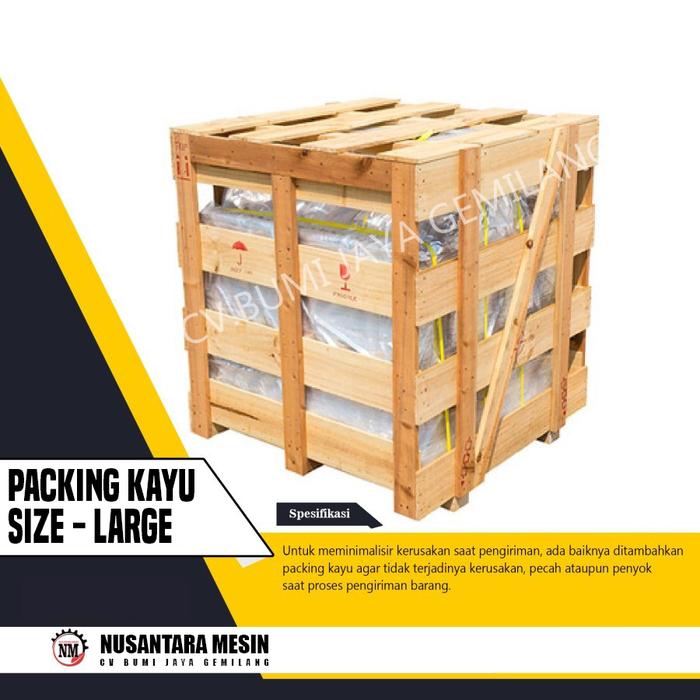 Gambar OPSIONAL - PACKING KAYU TAMBAHAN UKURAN EXTRA BESAR - LARGE dari CV BUMI JAYA GEMILANG undefined Tokopedia