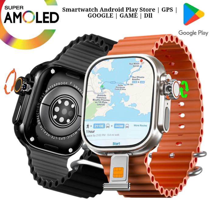Promo DW99 ULTRA 4G Android Smart Watch - AMOLED Screen Promo DW99 ULTRA 4G Android Smart Watch - AMOLED Screen