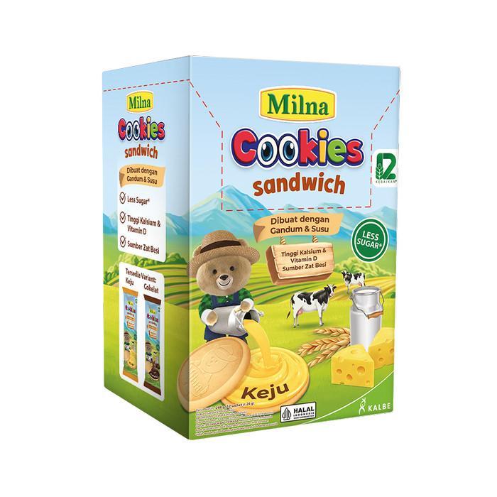Gambar Ready Stok Milna Kinder Cookies Sandwich Biscuit 12 Sachet Cokelat Keju/Chesee Best Seller - KEJU dari Sahara Market. undefined Tokopedia