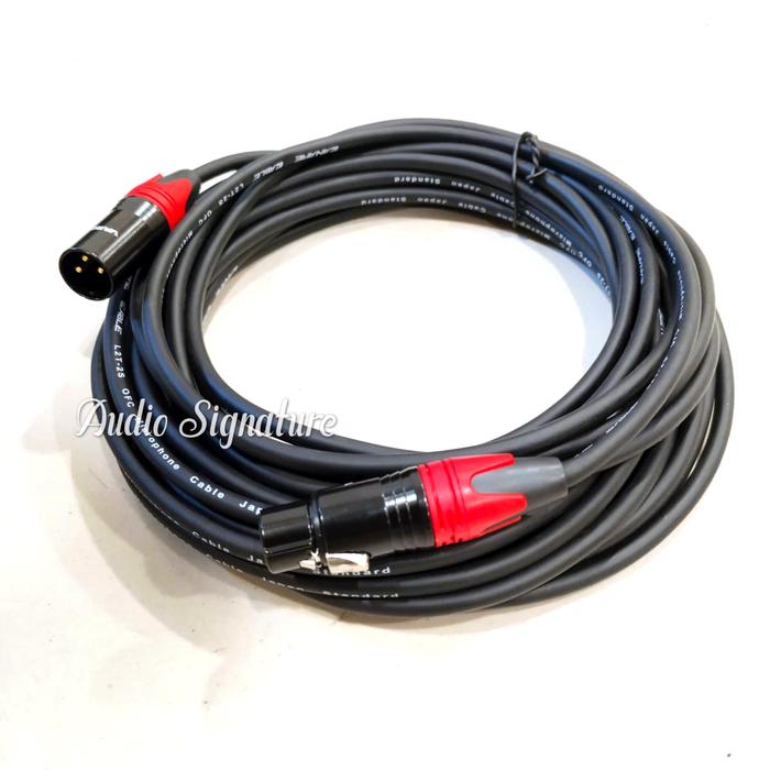 Gambar Kabel Canare L2T2S | L2T 2S Stereo Hitam Jack Canon Male To Socket Female 1-50 Meter - 1 Meter dari AUDIO SIGNATURE undefined Tokopedia