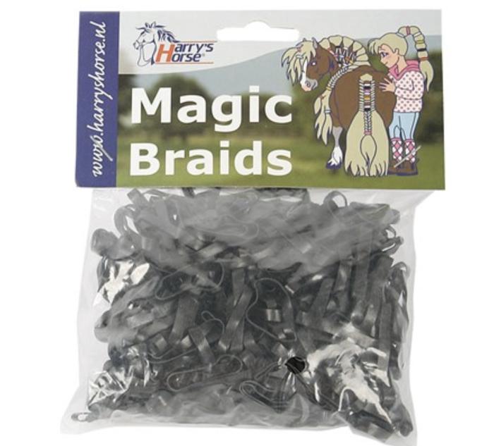 Gambar Harry’s Horse Braids. Karet kepang rambut kuda. - Black dari BTS Tack Shop undefined Tokopedia