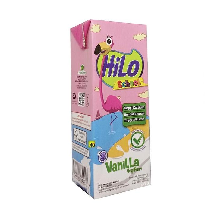 Gambar HILO SCHOOL VANILA 200ML | HiLo School Vanilla Vegiberi Ready-to-Drink dari Angkasa Jaya Mart undefined Tokopedia