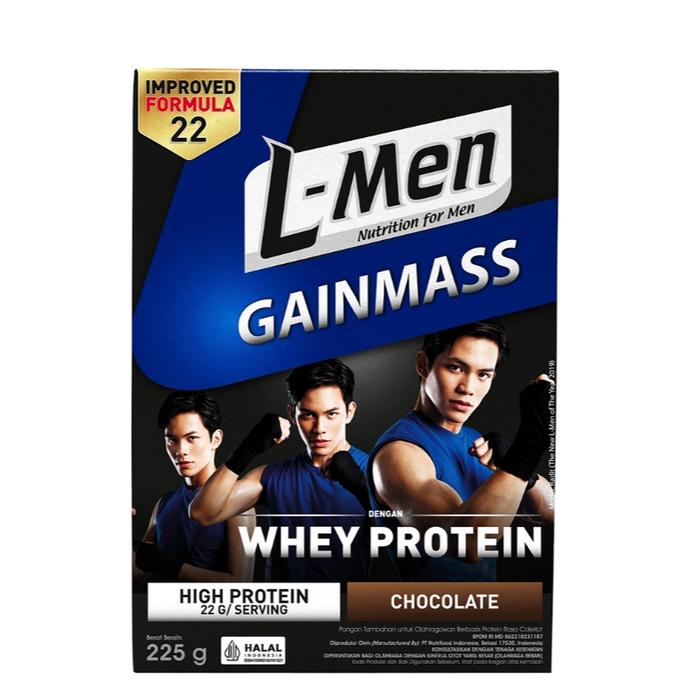 Gambar L-Men Gainmass Chocolate 225 g dari BIGsmart Official undefined Tokopedia