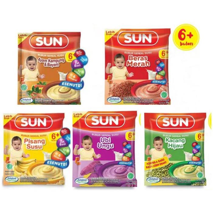 Gambar SUN Baby Bubur Cereal 6+ Sachet 20gr - Ayam Kampung dari BayiSehatBunda3 undefined Tokopedia