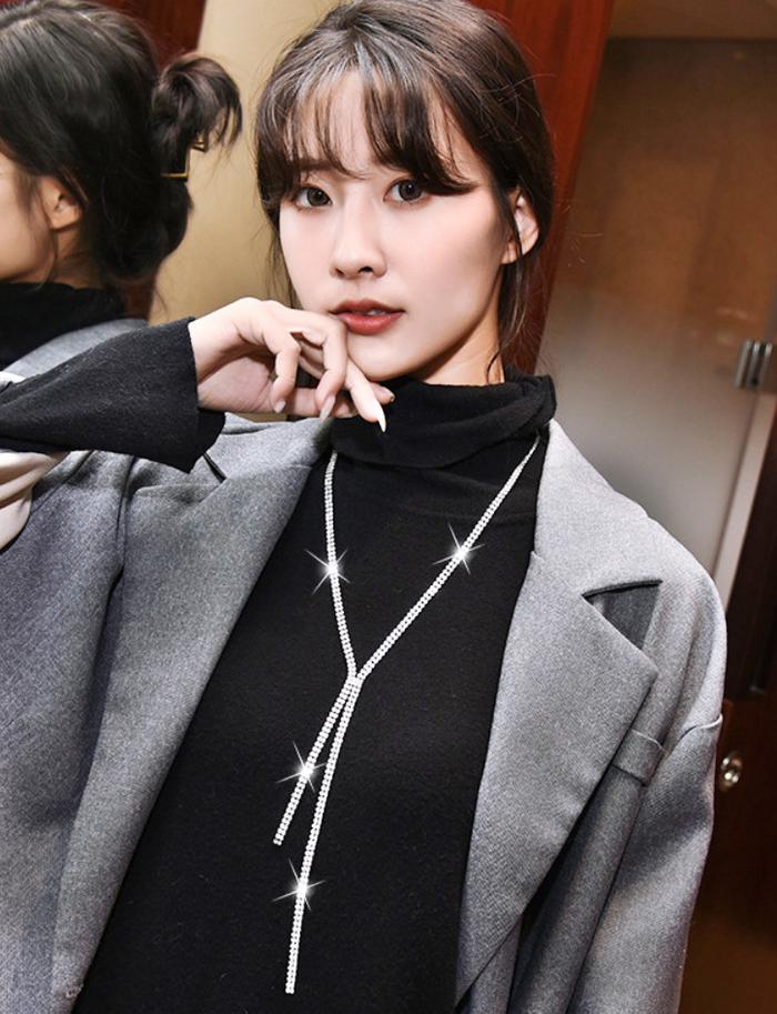 Gambar Kalung Premium Cantik bisa COD - Silver Black dari Gold_Eve_Shop undefined Tokopedia