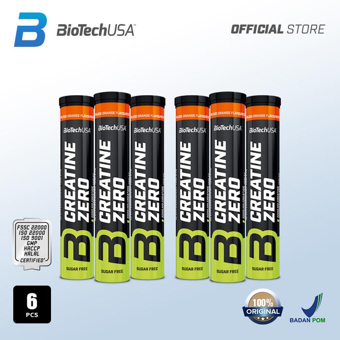 Gambar Biotech - CREATINE  ZERO INSTANT  18 Tabs - 6pcs Orange dari BioTechUSA Store undefined Tokopedia