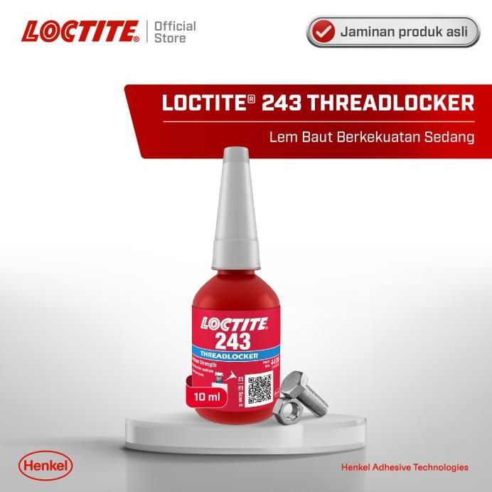 Gambar Henkel Loctite 243 Threadlocker Lem Baut 10 Ml dari linggafortune undefined Tokopedia