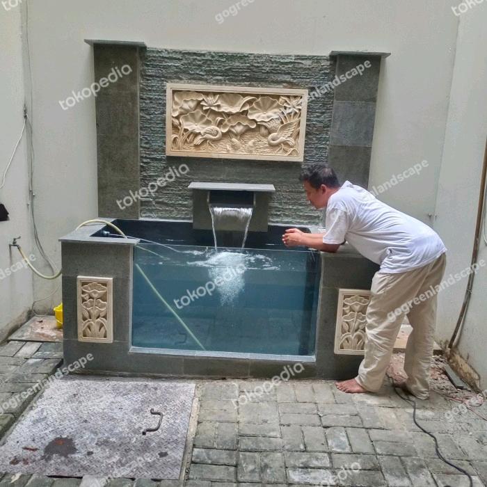 Gambar kolam mini malis reog dari googreenlandscape undefined Tokopedia